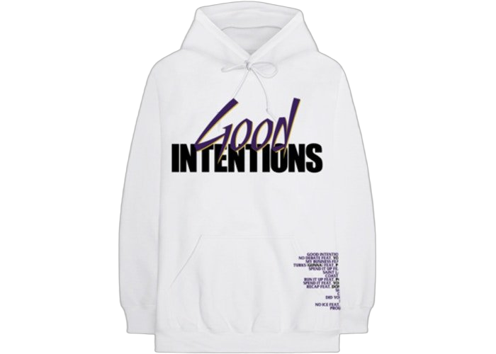 Vlone Hoodie NAV (Doves) White (2020)