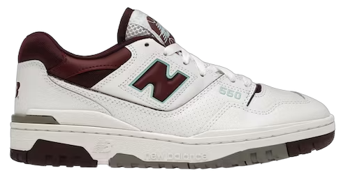 New Balance 550 Burgundy Cyan