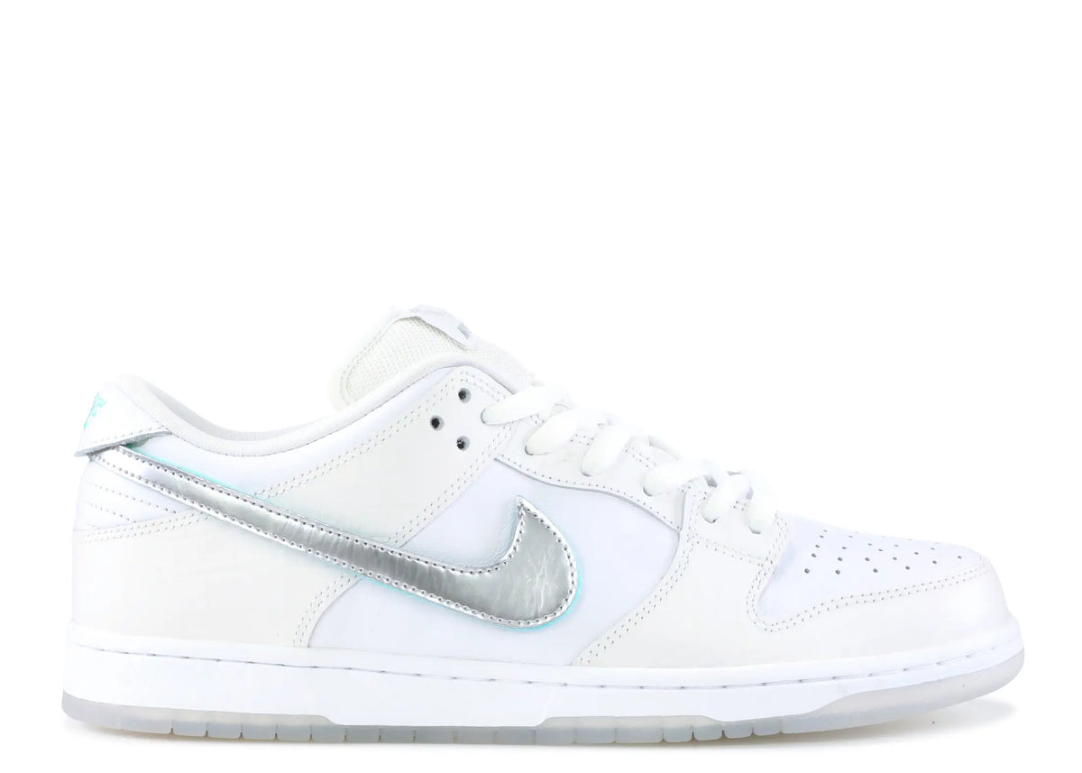 Nike SB Dunk Low Diamond Supply White (USED)