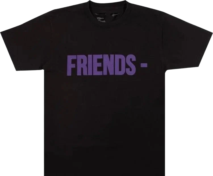 Vlone T-Shirt Friends Purple
