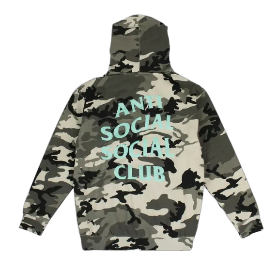 Anti Social Social Club Melrose Ave Hoodie 'Camo'