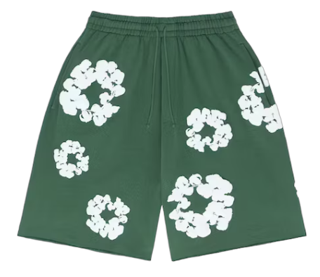 Denim Tears The Cotton Wreath Shorts Green