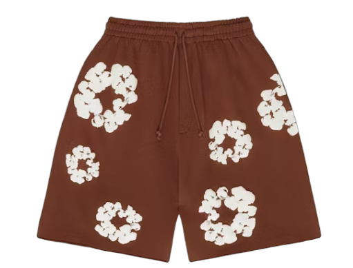Denim Tears The Cotton Wreath Shorts Brown