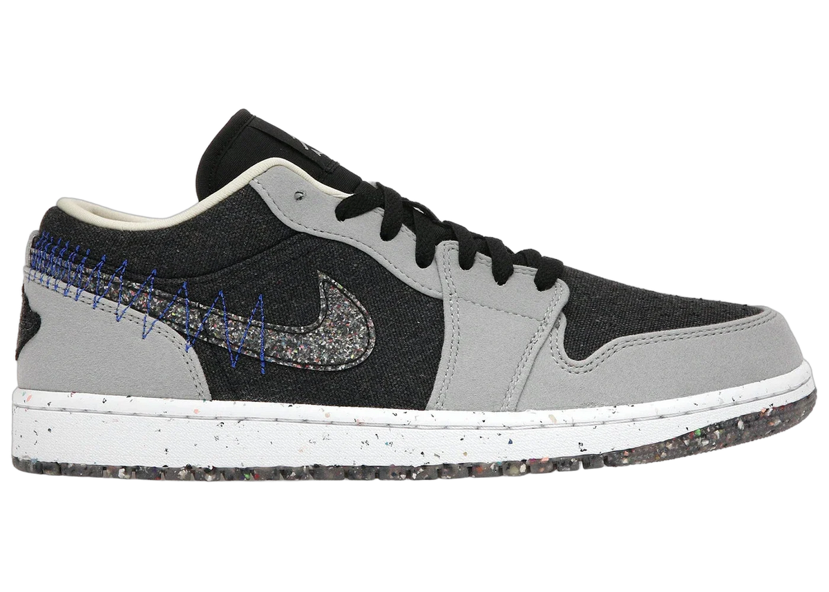 Jordan 1 Low SE Crater Black Grey (2021)