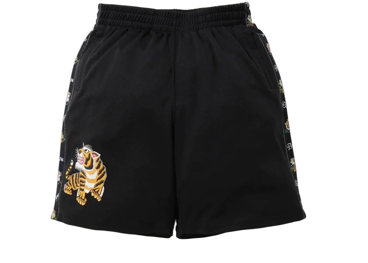 BAPE Tiger Jersey Wide Shorts Black (2020)