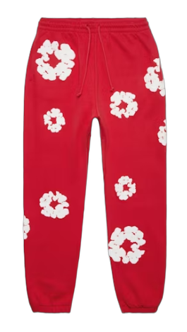 Denim Tears The Cotton Wreath Sweatpant Red
