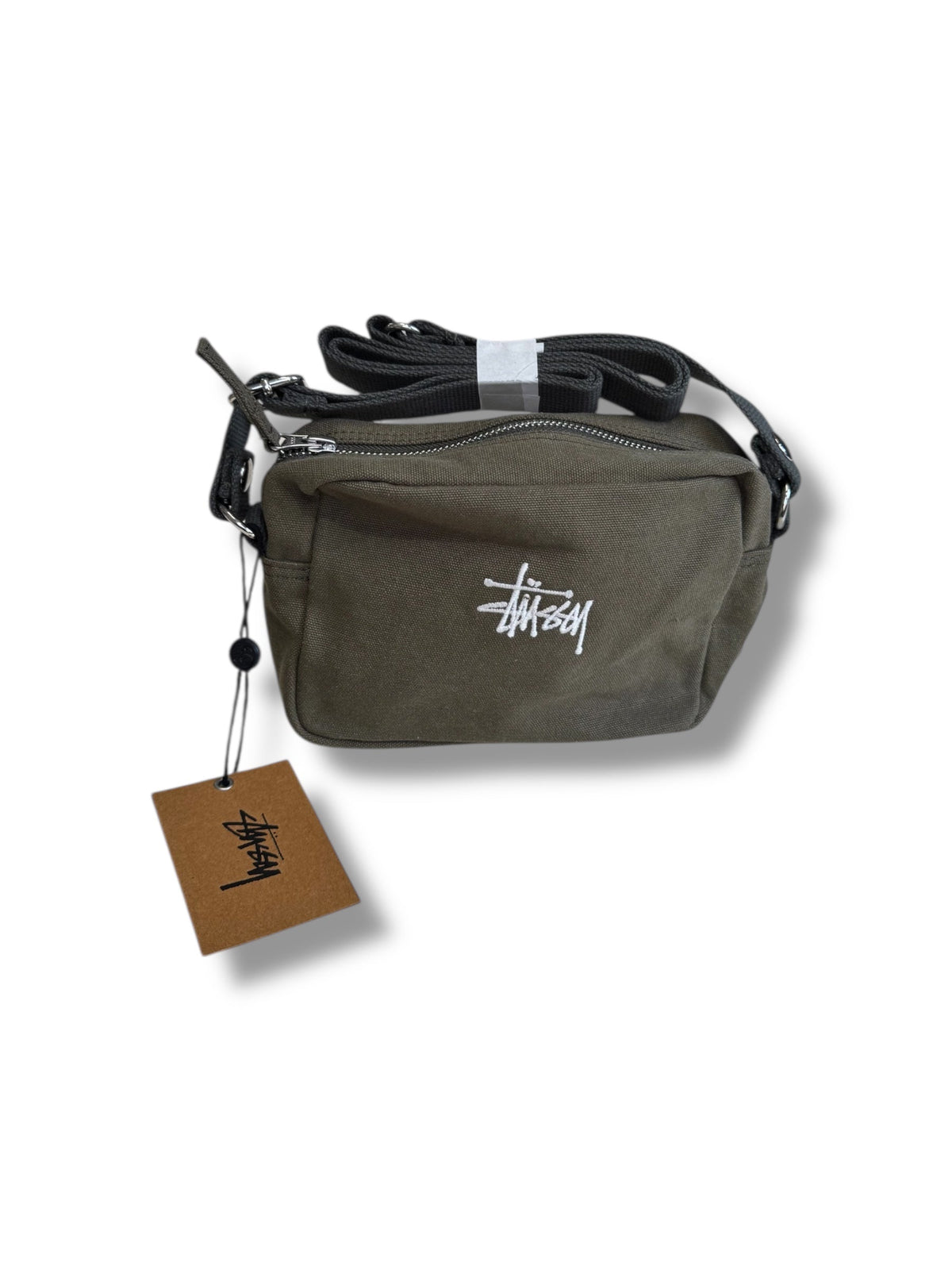 Stussy Canvas Side Pouch (Green)