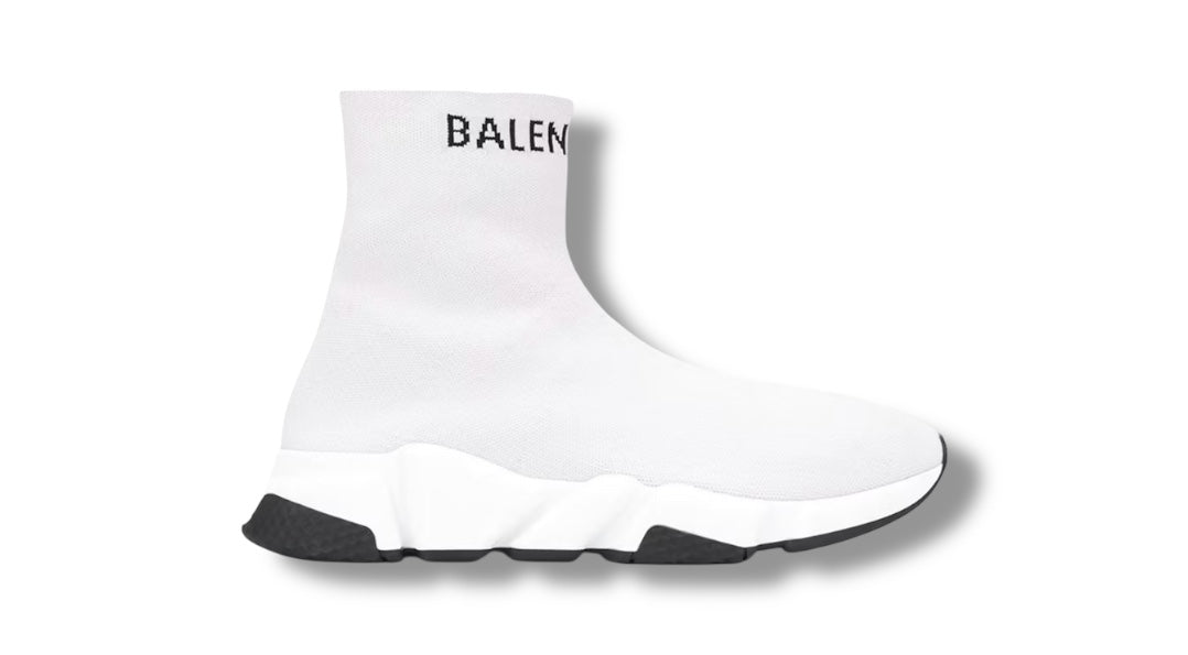 Balenciaga Front Logo Speedrunner "White"