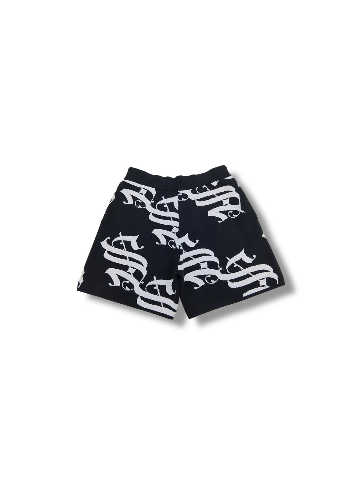 Shadow Stitch Monogram Knit Shorts