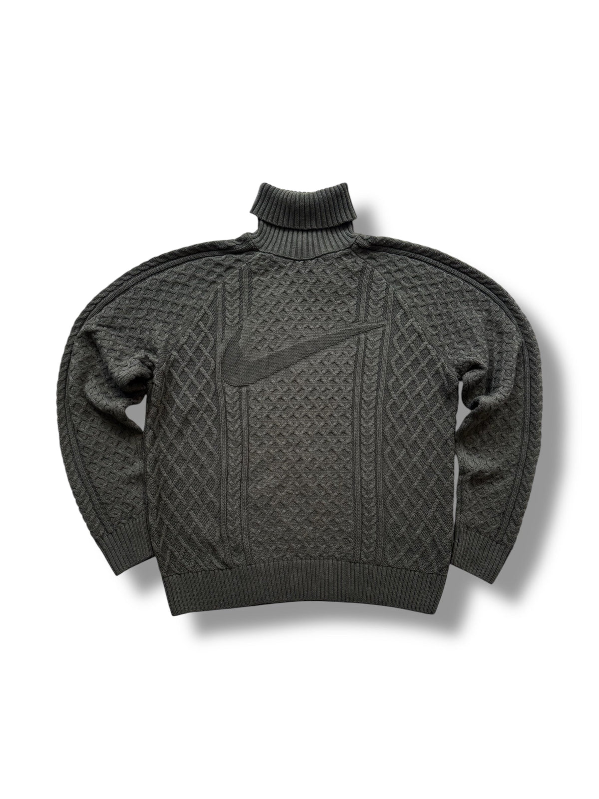 Nike Knit Turtle Neck Sweater Olive