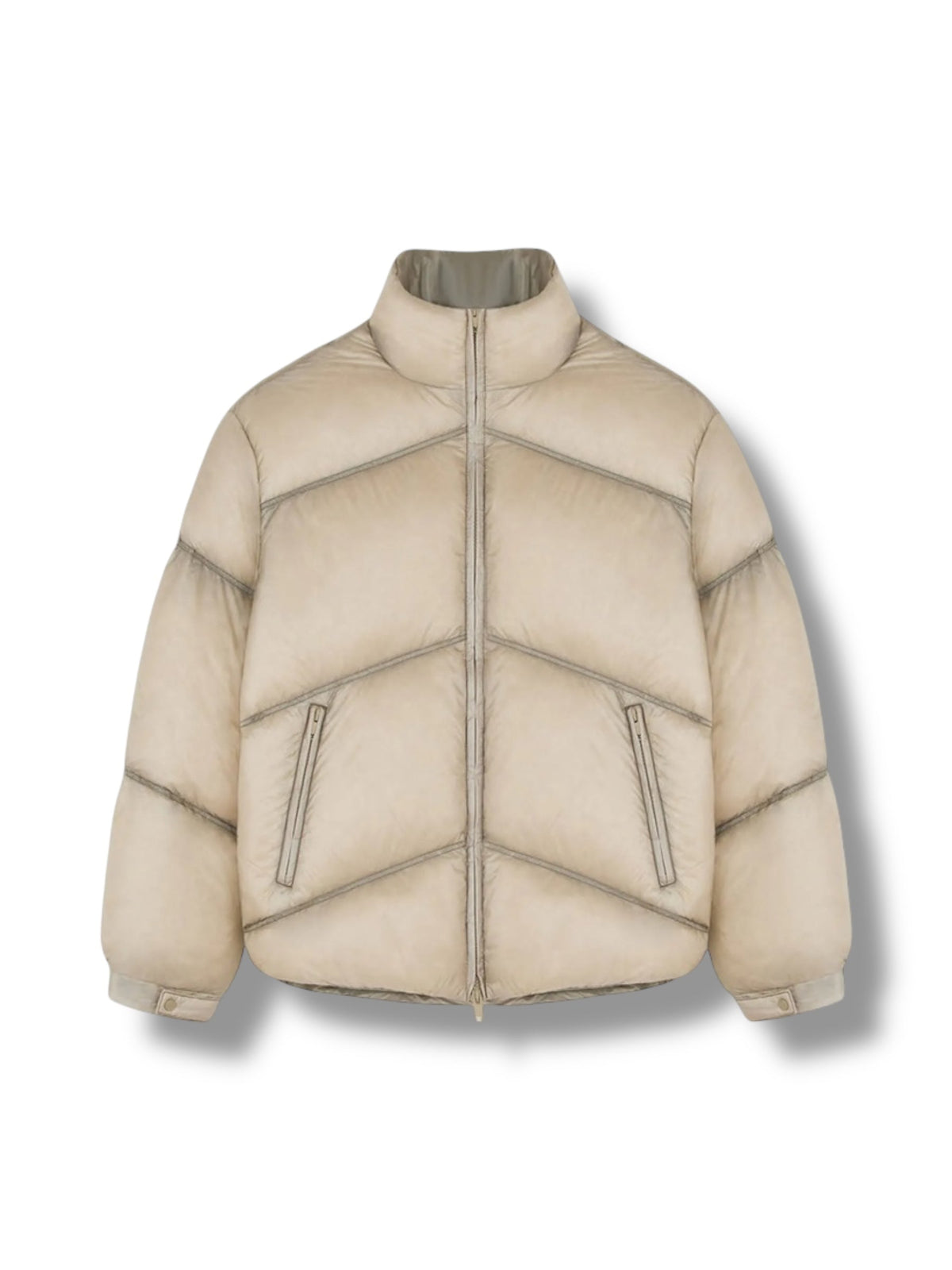 REPRESENT Washed Puffer Jacket "Wheat"
