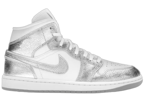 Jordan 1 Mid SE Metallic Silver
