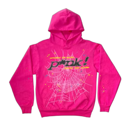 Sp5der P*NK Hoodie Pink