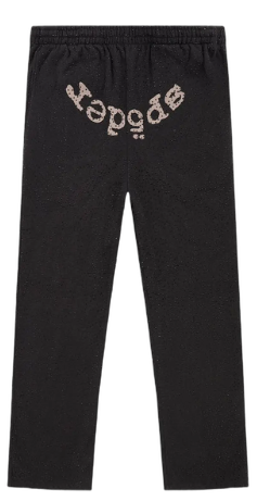 Sp5der VVS WEBSTONE AOP Sweatpant 'Black'
