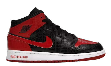 Jordan 1 Mid Bred Text
