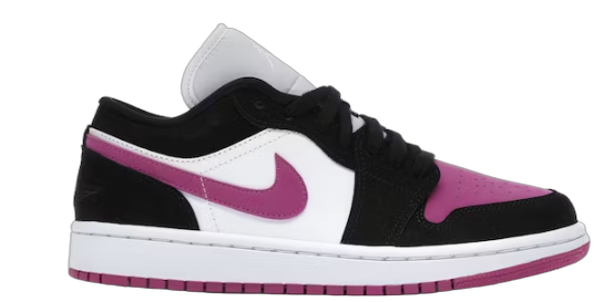 Jordan 1 Low Black Cactus Flower