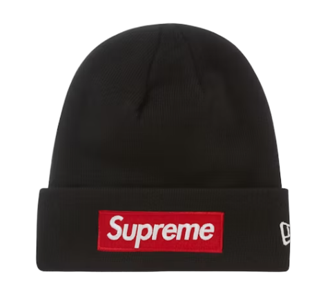 Supreme New Era Box Logo Beanie (FW22) Black