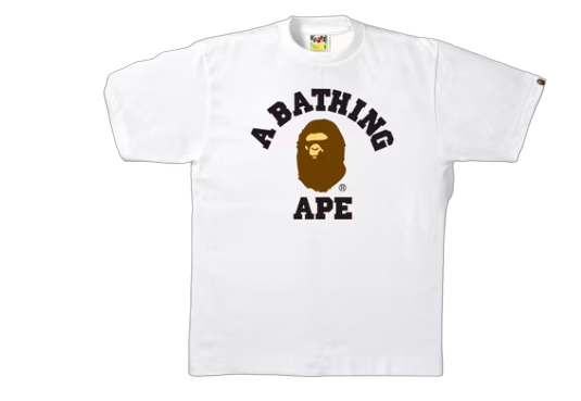 BAPE College Tee White