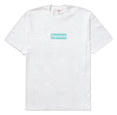 Supreme Tiffany & Co. Box Logo Tee White (2021)