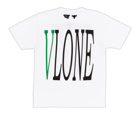Vlone Staple Green White Tee