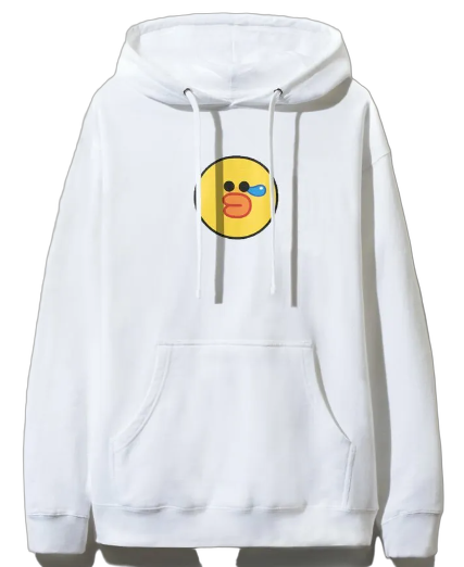 Anti Social Social Club x Line Friends Sally Duck White Hoodie