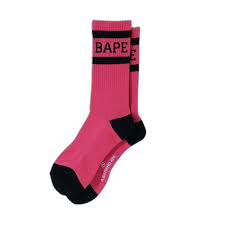 Bape Socks Pink