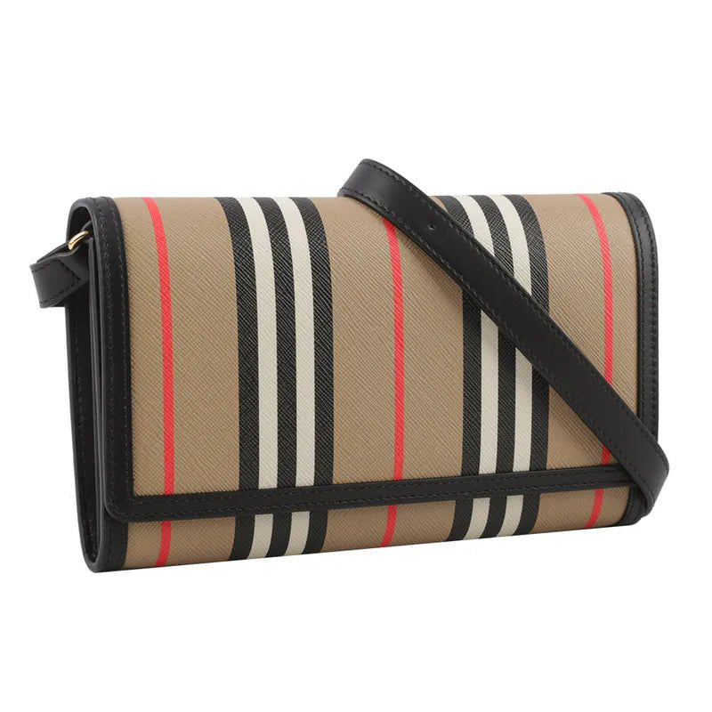 Burberry Hannah Icon Striped Crossbody Bag (Womens)