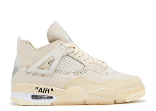 Jordan 4 Retro Off-White Sail (Women's) (USED)