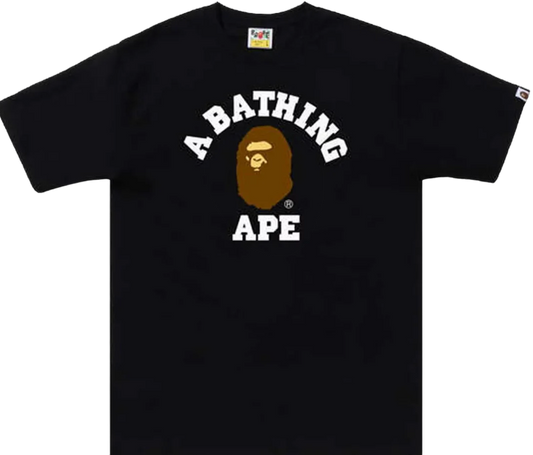 BAPE ABC Camo College Tee Black/brown