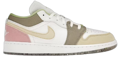 Jordan 1 Low Pastel Grind Vivid Green (GS)