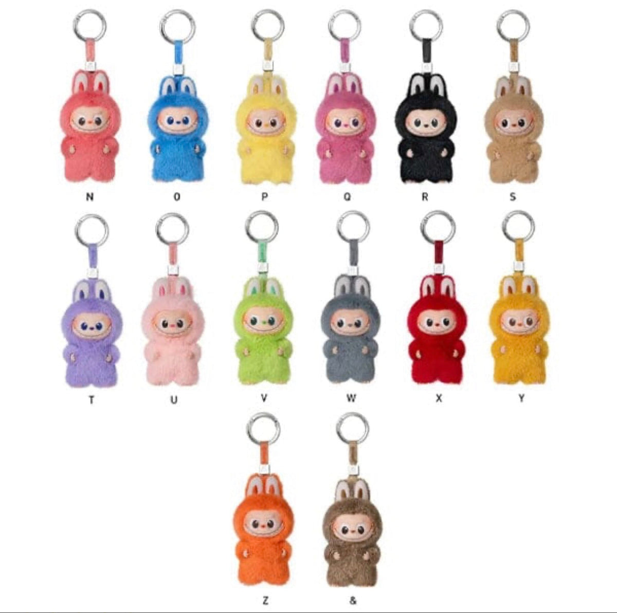 Pop Mart Labubu The Monsters Pin For The Love Series N-Z (Single Blind Boxes)