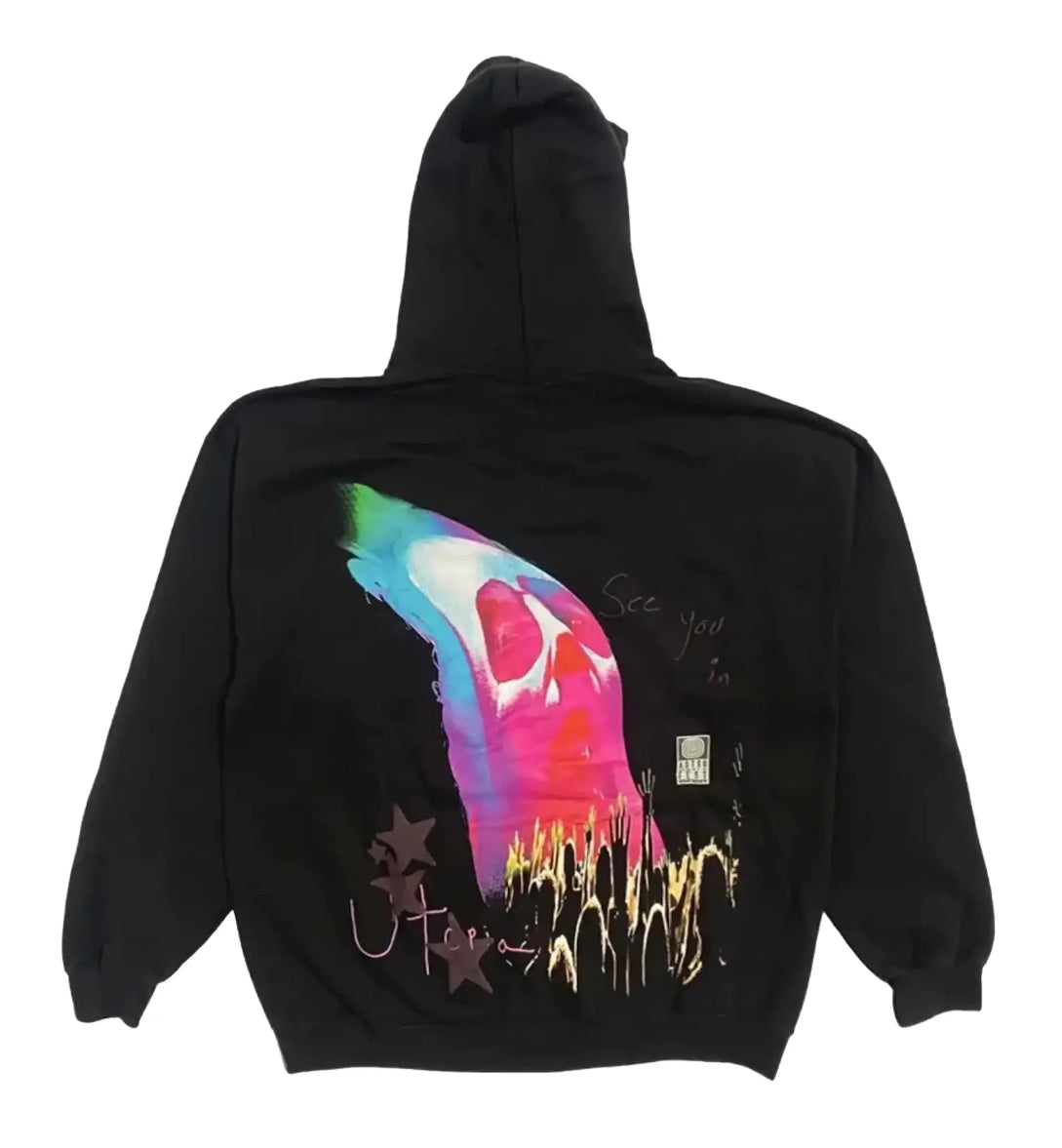Travis Scott Tour Melt Hoodie Black