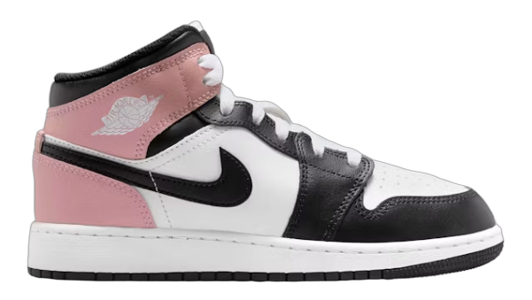 Jordan 1 Mid White Rust Pink Black