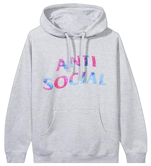 Anti Social Social Club Funky Forest Hoodie Grey
