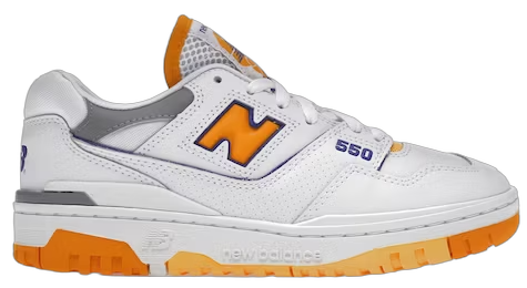 New Balance 550 White Vibrant Orange