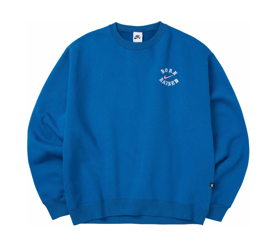Nike SB Born x Raised Crewneck Sweatshirt Blue