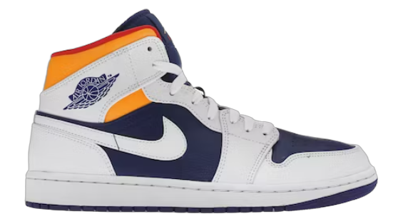 Jordan 1 Mid Royal Blue Laser Orange
