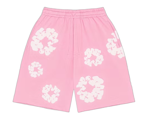 Denim Tears The Cotton Wreath Shorts Pink