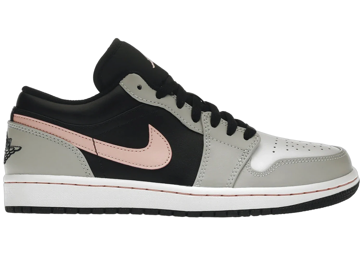 Jordan 1 Low Black Grey Pink
