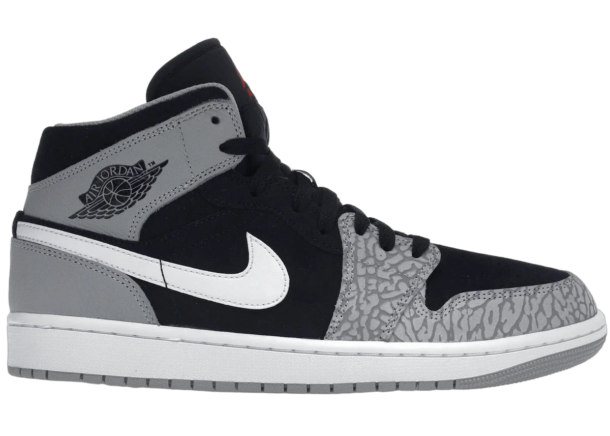 Jordan 1 Mid Elephant Print