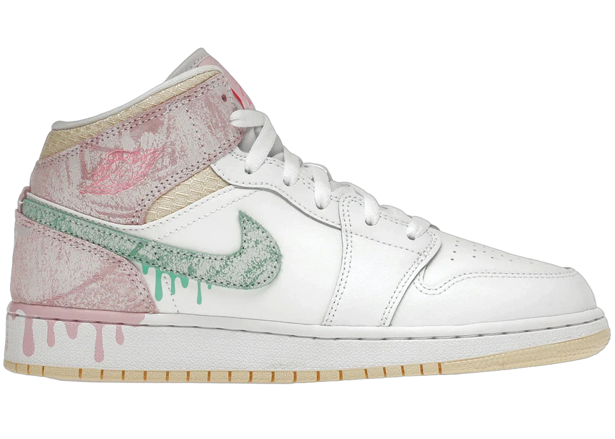 Jordan 1 Mid Paint Drip