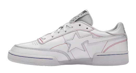Reebok Club C 85 Bape White Contrast Stitch