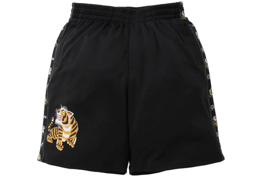 BAPE Tiger Jersey Wide Shorts Black (2020)