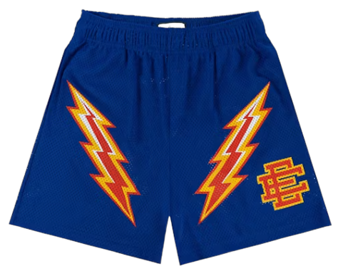 Eric Emanuel EE Short Blue/Red Bolt