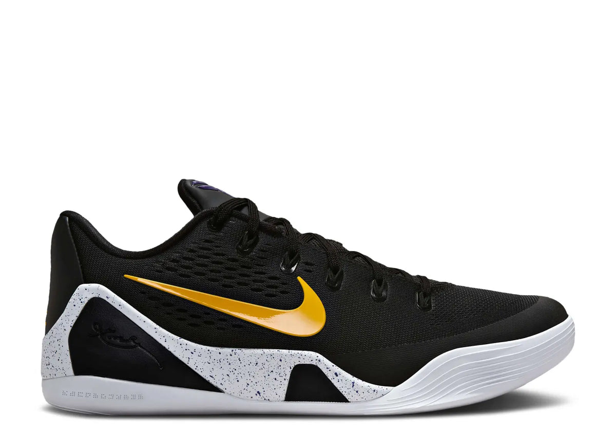 Kobe 9 Low Black Uni Gold EMB