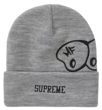 Supreme MF DOOM Beanie Heather Grey