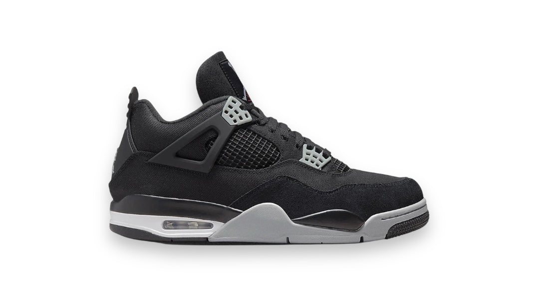 Jordan 4 Retro "Black Canvas"