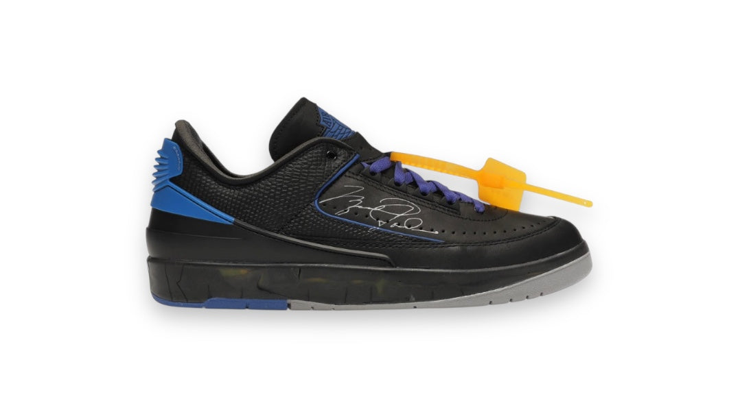 Off White Jordan 2 Low SP "Black Blue"