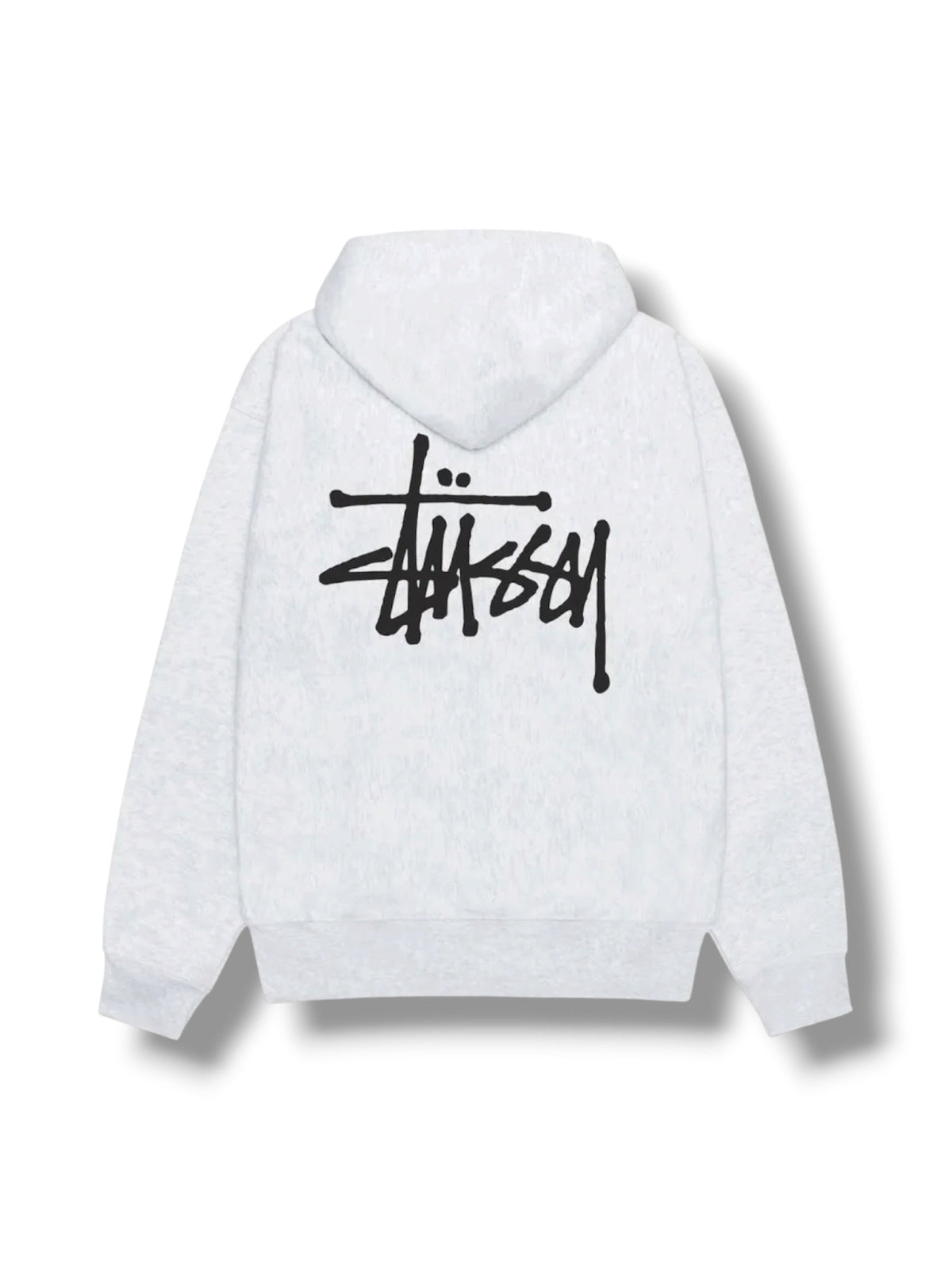 Stussy Basic Zip Up Hoodie "Ash Heather"