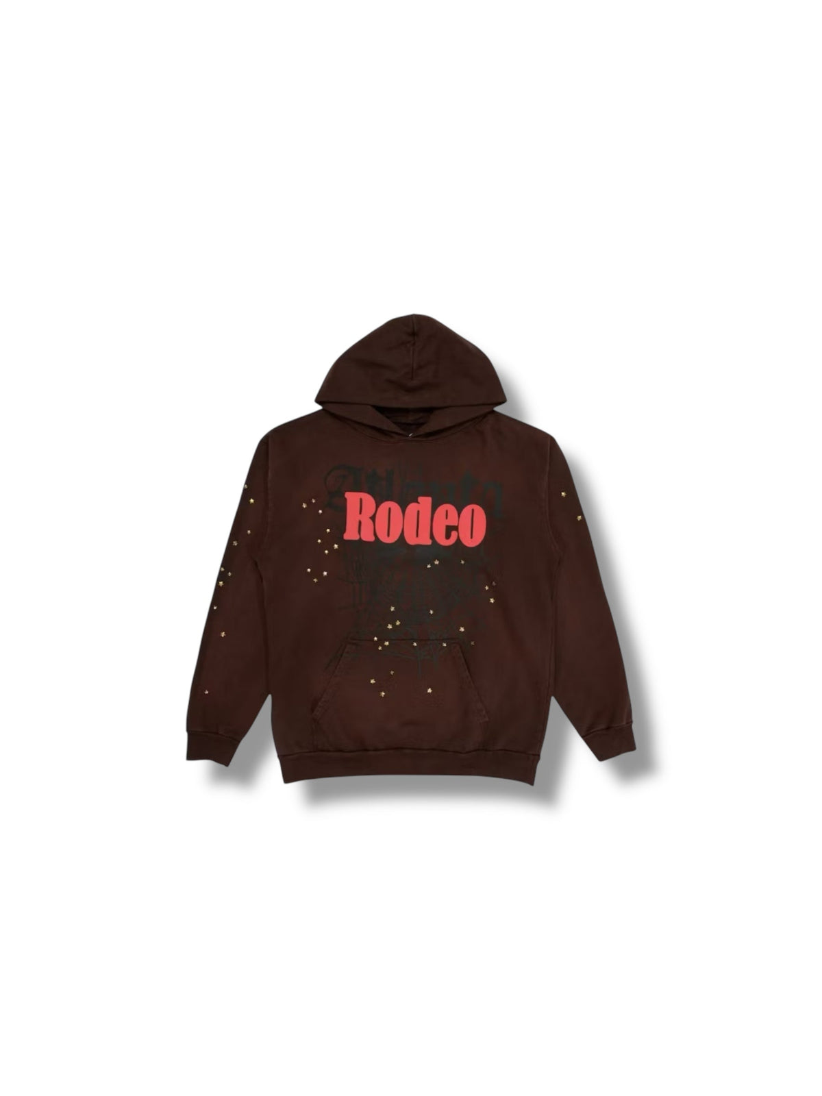Sp5der x Cactus Jack Rodeo Web Hoodie "Brown"
